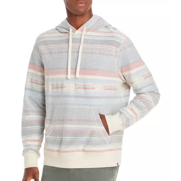 Faherty Byron Bay Hoodie striped Aztec 35984 - Picture 1 of 13